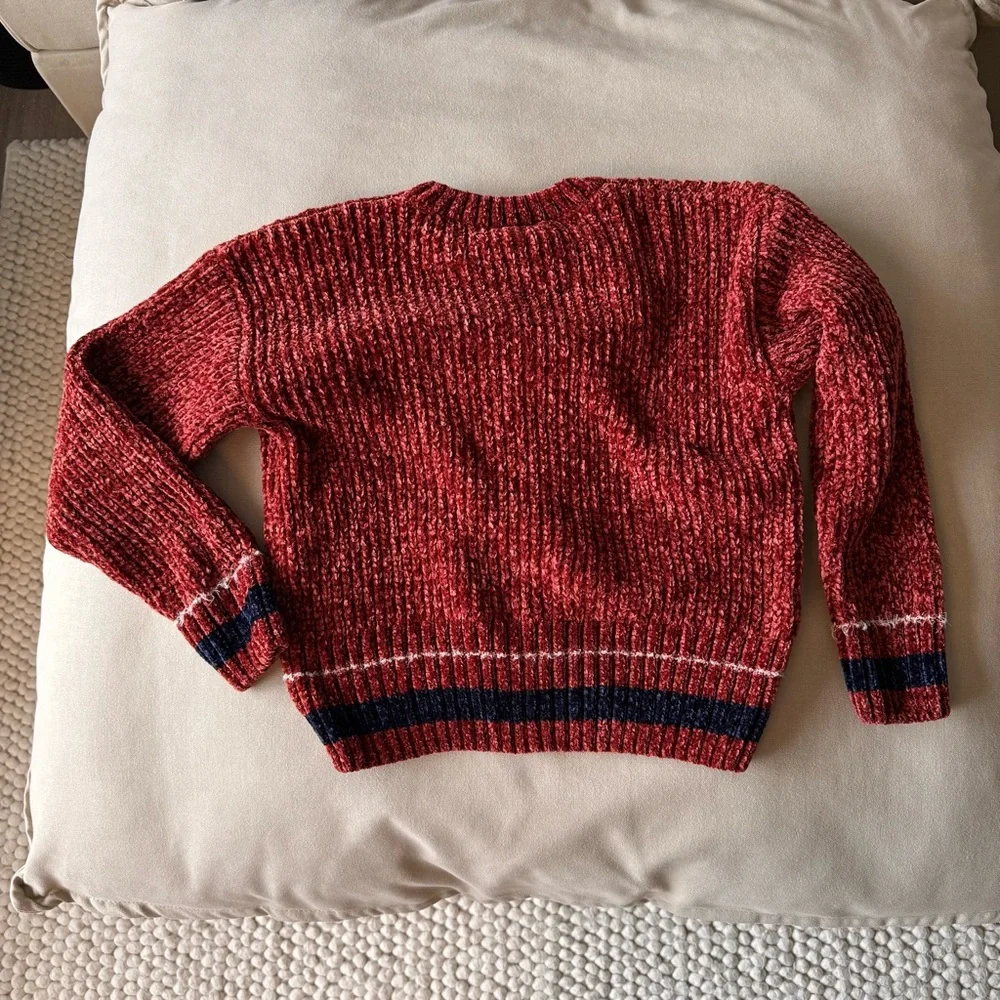 Velvet Crew Neck Sweater